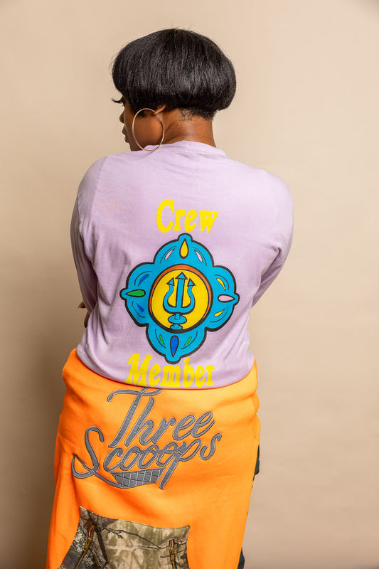 Crew Member Lavender Long Sleeve Shirt (Women's)