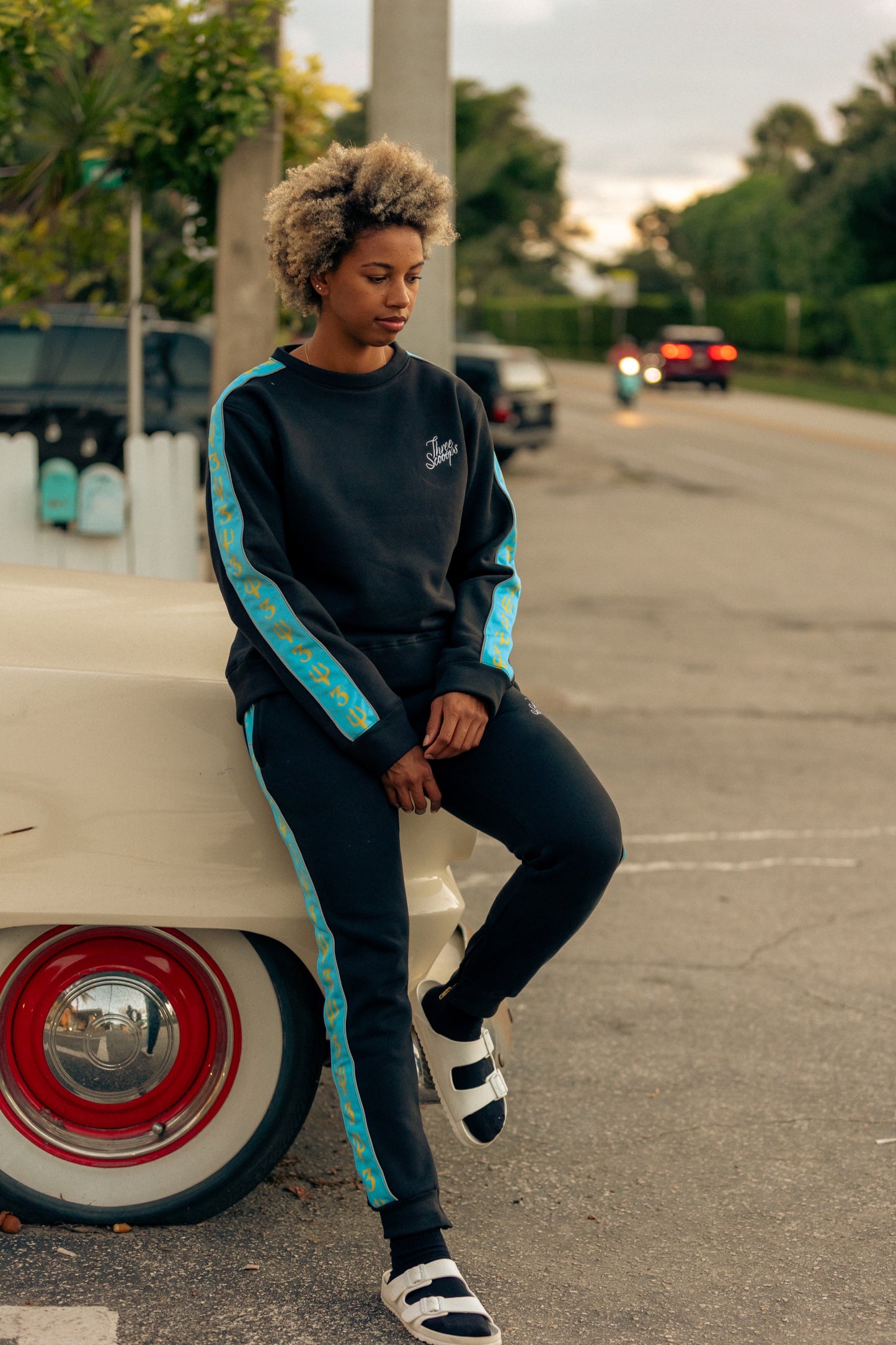 Women's Three Scooops Crewneck Pullover