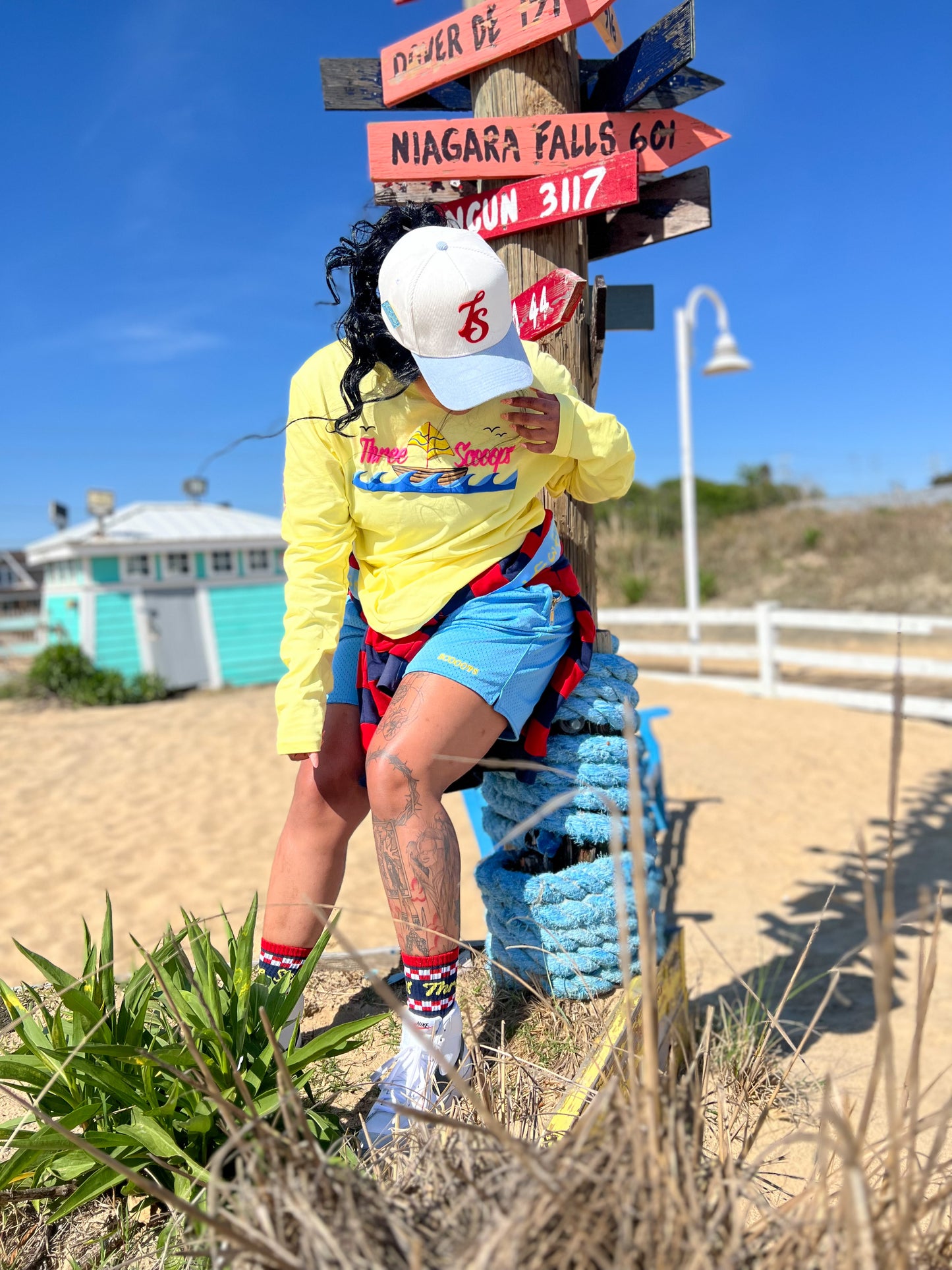 Three Scooops “Crew Member” Caps