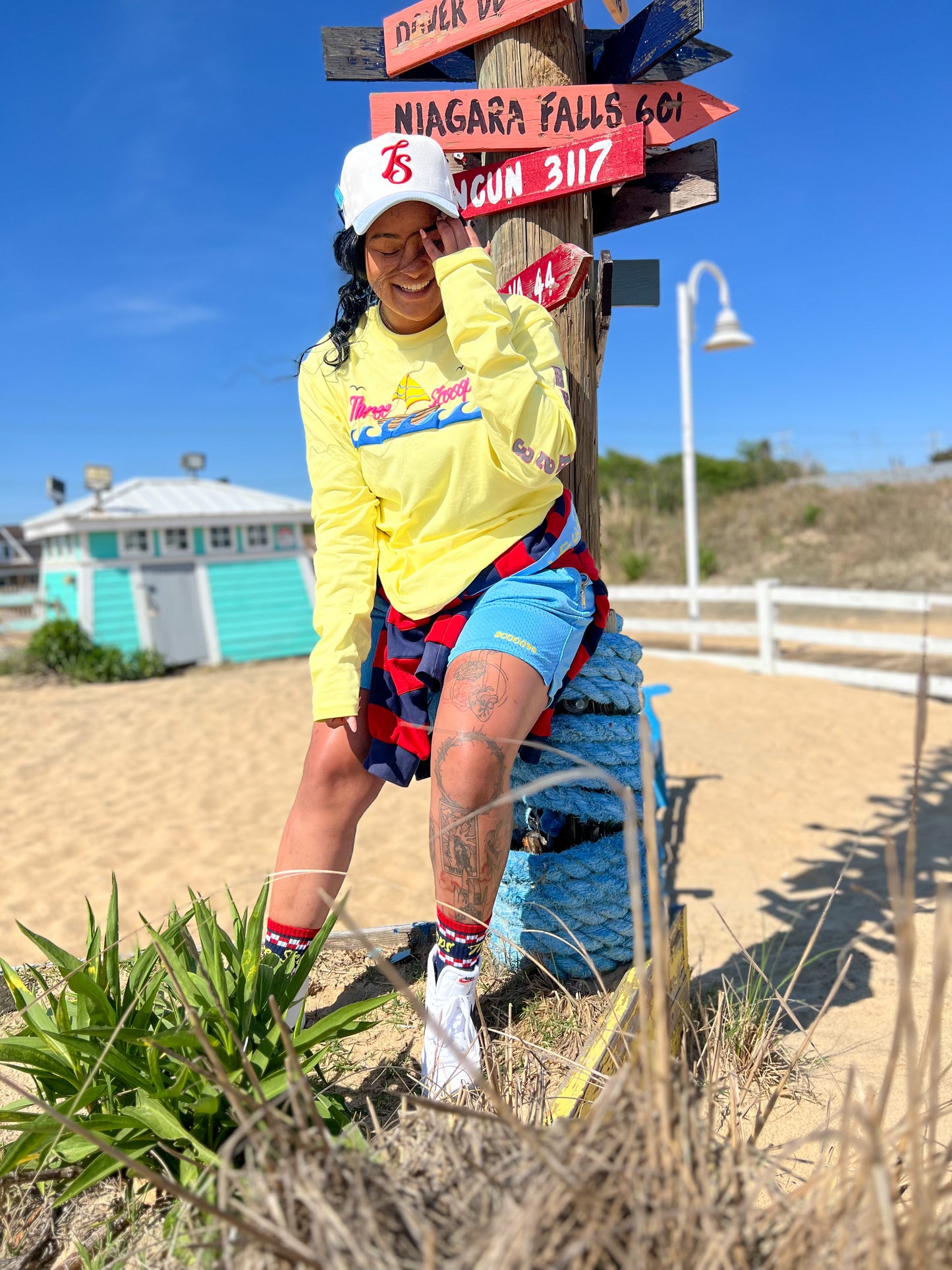 Three Scooops “Crew Member” Caps