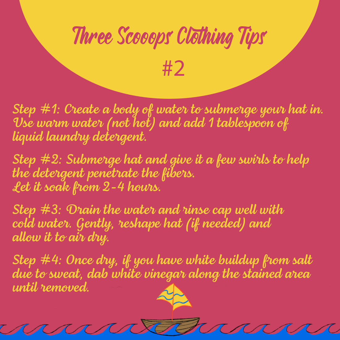 Three Scooops Clothing Tip #2