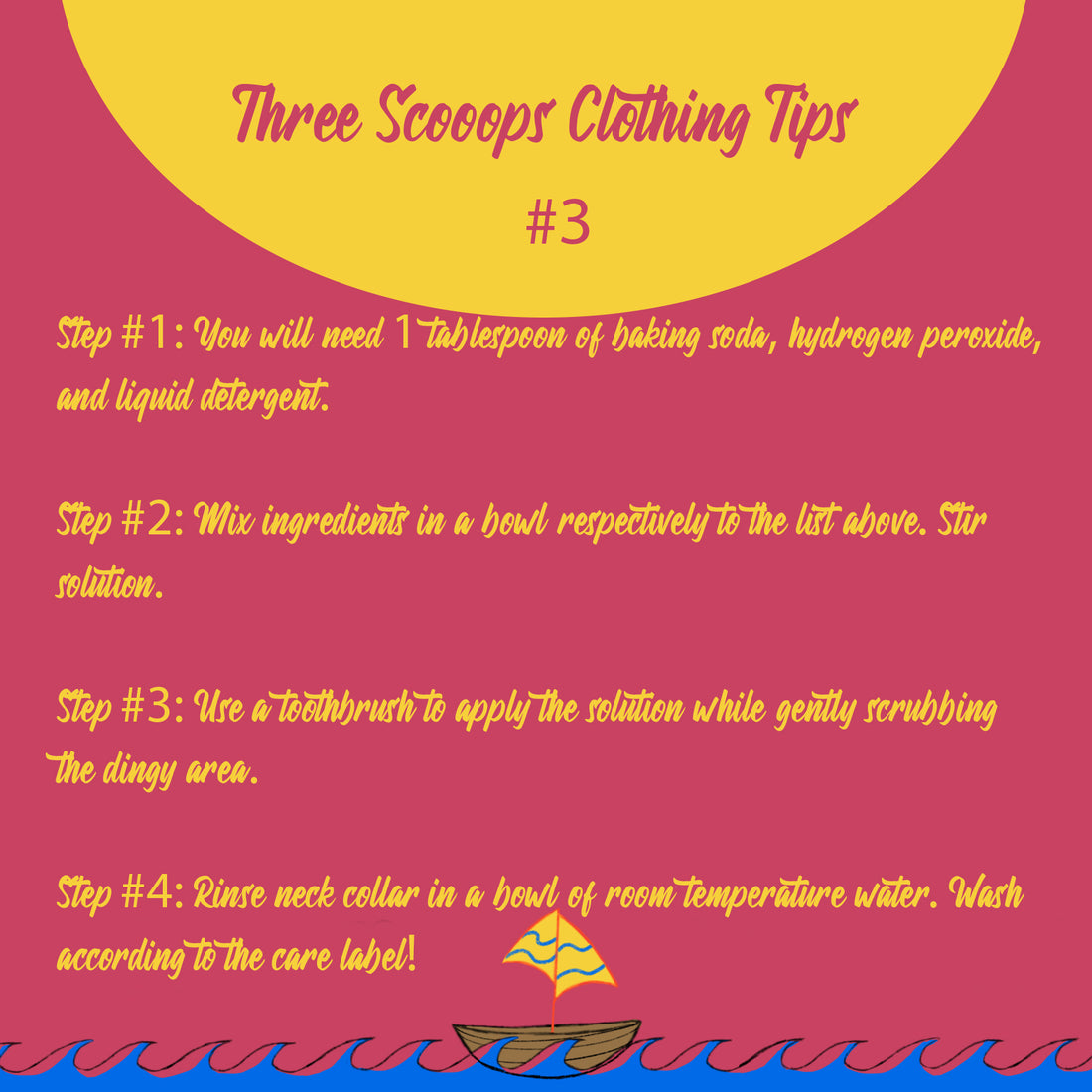 Three Scooops Clothing Tip #3
