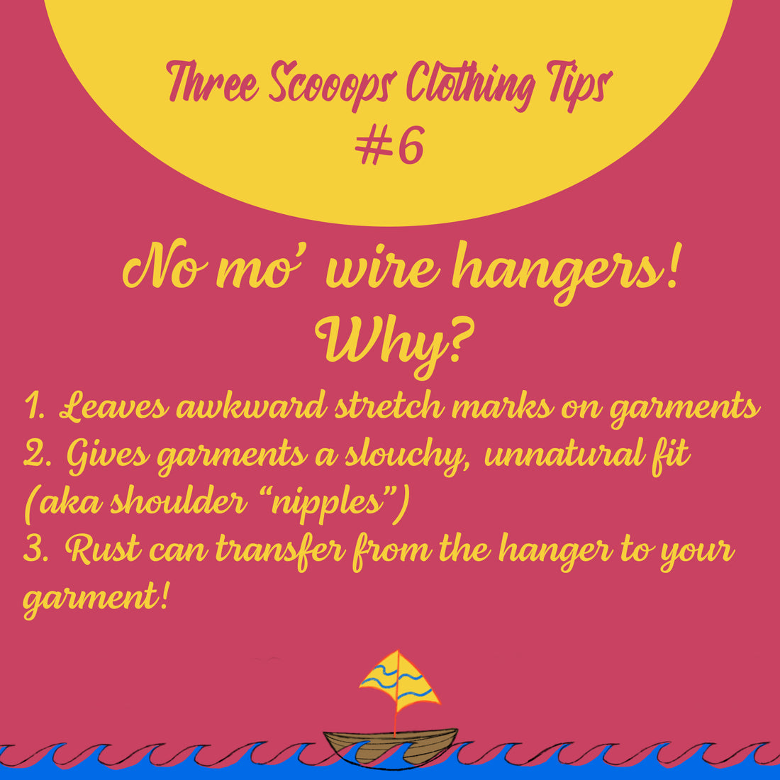 Three Scooops Clothing Tip #6
