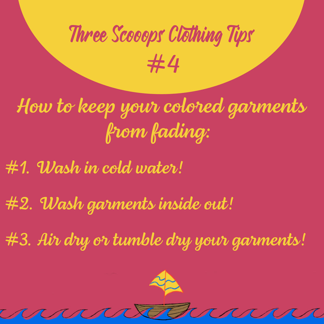 Three Scooops Clothing Tip #4