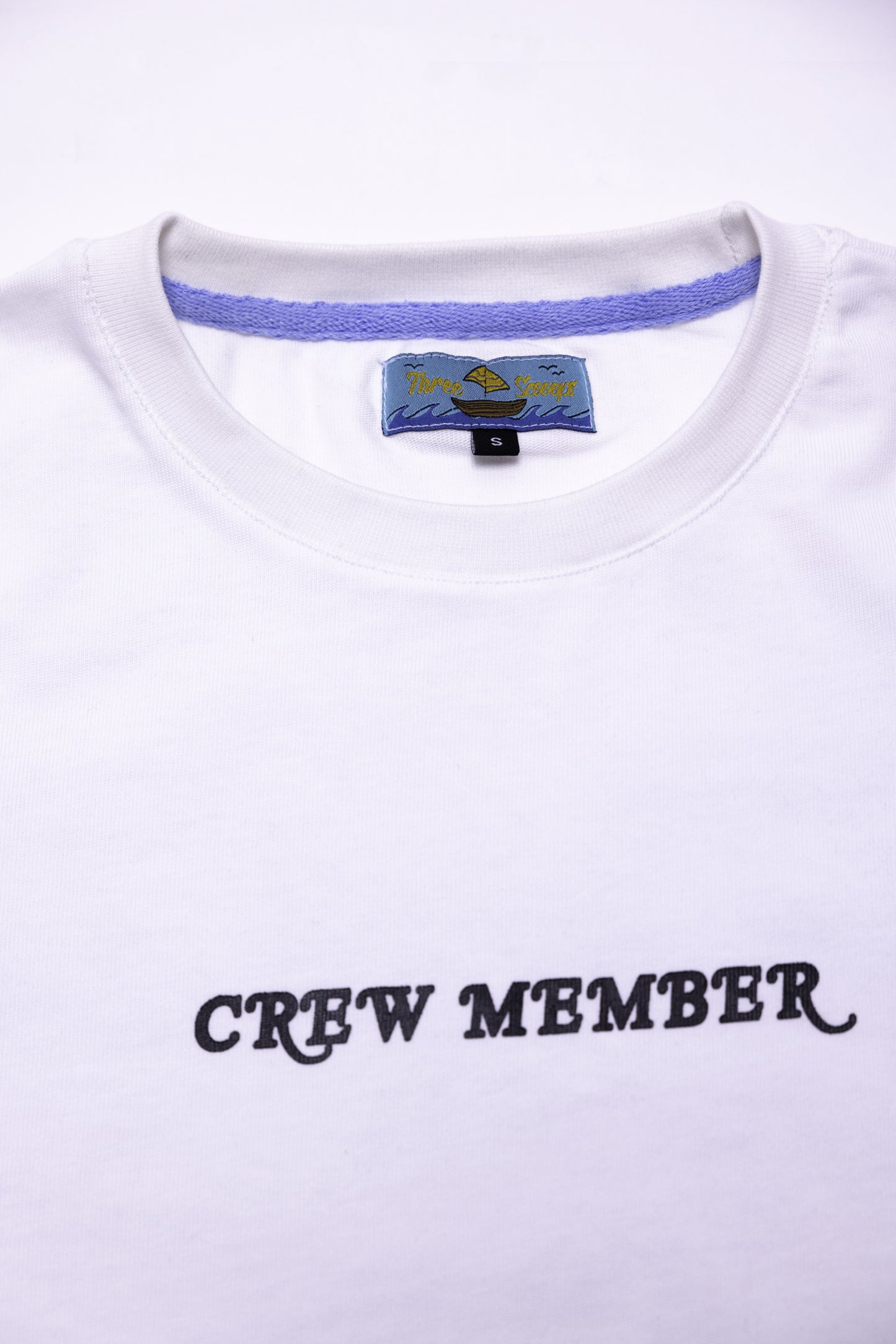 Crew Member Long Sleeve (White)